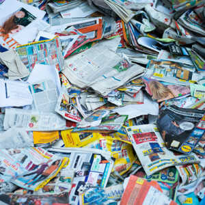 Papiermüll entsorgen